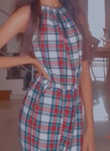 Cozy Plaid Jumpsuit
