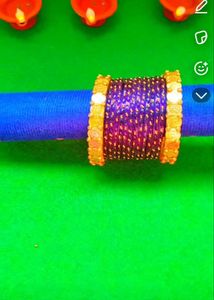 Lakshmi kasullu Bangles with glass bangle