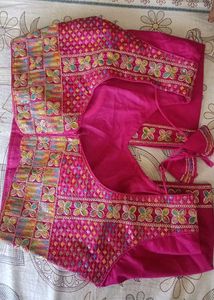 Embroidered Silk Blouse