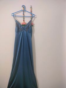 PRICE ⏬Satin Nighty with Robe free size(S to XXL)
