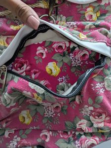 Floral Print Backpack