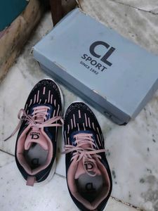 Stylish Black &amp; Pink Sneakers