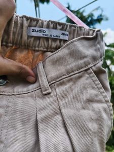 Stylish Gray baggy Jeans and sand beige cargo jean