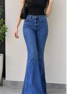 Flared Blue Bootcut Jeans