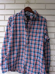 11 Men's Blue Cotton Casual Shirt
