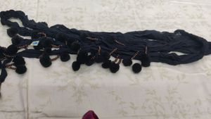 STOLE With Beads And Pom On It's Ends.