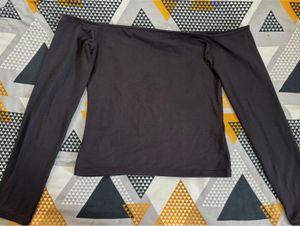 Off Shoulder Long Sleeve Top