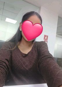 Stylish loose Brown top