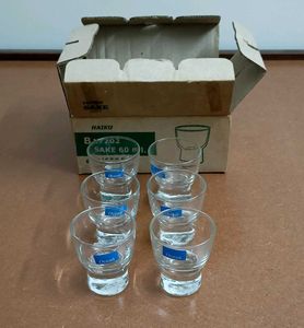 Set of 6 Ocean Sake Glasses