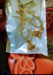 Elegant Gold Tone Dangle Earrings