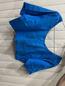Cotton Blue Blouse