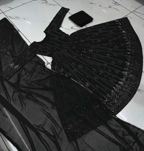 Black Anarkali Suit