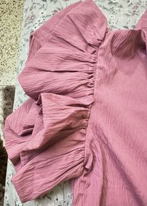 Chic Textured Puff Sleeve Top