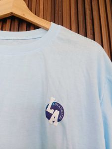 Light Blue Graphic T-Shirt
