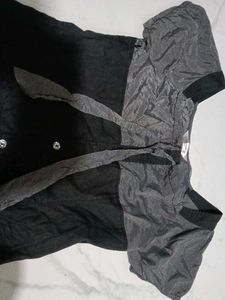 Chic Black &amp; Grey Dress