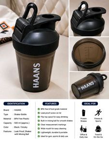HAANS Shaker Bottle