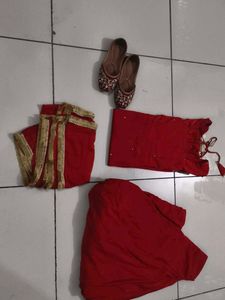 karva chauth special bridal suit