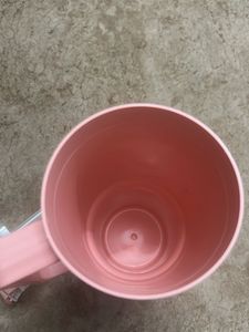 New Pink Tumbler with Straw and Handle