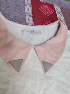 Cream Peter Pan Collar Top