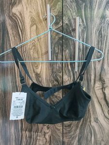 Black shein Bra with tag