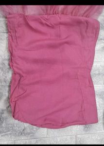 Chic Pink One-Shoulder Top