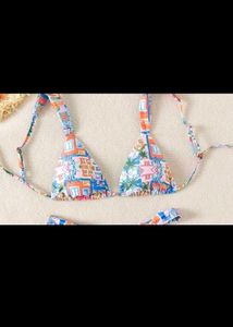 Colorful Striped &amp; Patterned Bikini Tops