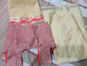 Golden Lehenga Choli Set