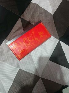 Red Floral Clutch Wallet