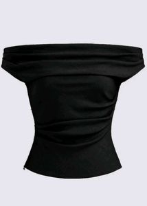 Chic Off-Shoulder Ruched Top