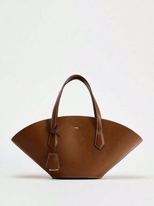 Chic Brown Faux Leather Tote Bag