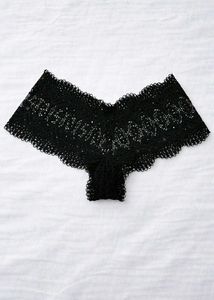 Victoria’s Secret Black Lace Shortie Panty