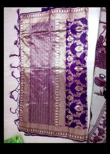 New purple Pattu Silk Heavy Saree