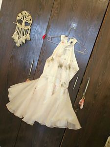 Elegant White Floral dress
