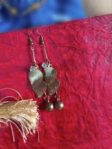 Gold-Toned Statement Earrings