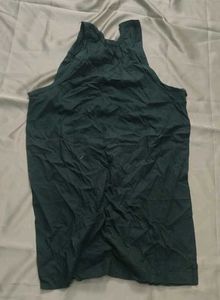 Dark Green Sleeveless Top