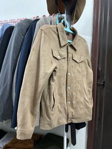 Suede Trucker Jacket
