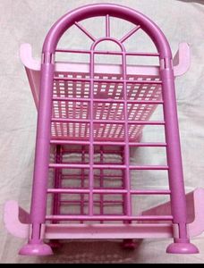 Pink 2-Tier Storage Shelf