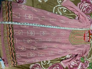 Embroidered Pink Kurta Set with Dupatta