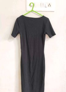 Classic Black Midi Dress