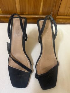 Black Heeled Sandals