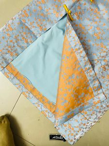 Light Blue Floral Cheongsam Dress