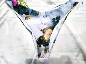 🇳🇿💫🎀Stylish Marble Print Bikini Bottom
