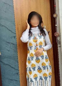 Floral Print Ethnic Kurta