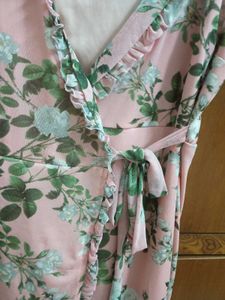 Sale !!!Floral Wrap Dress