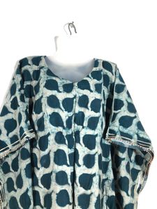 Dark Sea Green Printed Kaftan (Women’s)