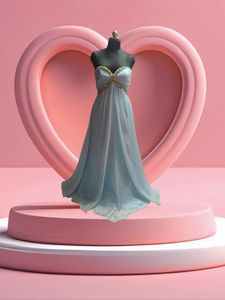 ✨ Elegant Ice Blue Gown – Limited Time Offer! ✨