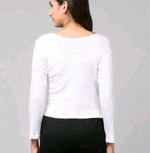 White Crop Top Winter Special