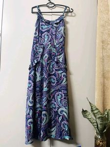 Boho Paisley Print Maxi Dress