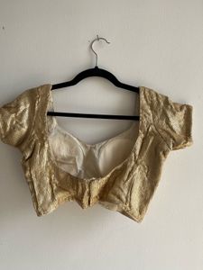 Brand new festive Gold Sequin Blouse