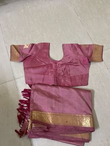 Elegant Maroon Saree with blouse